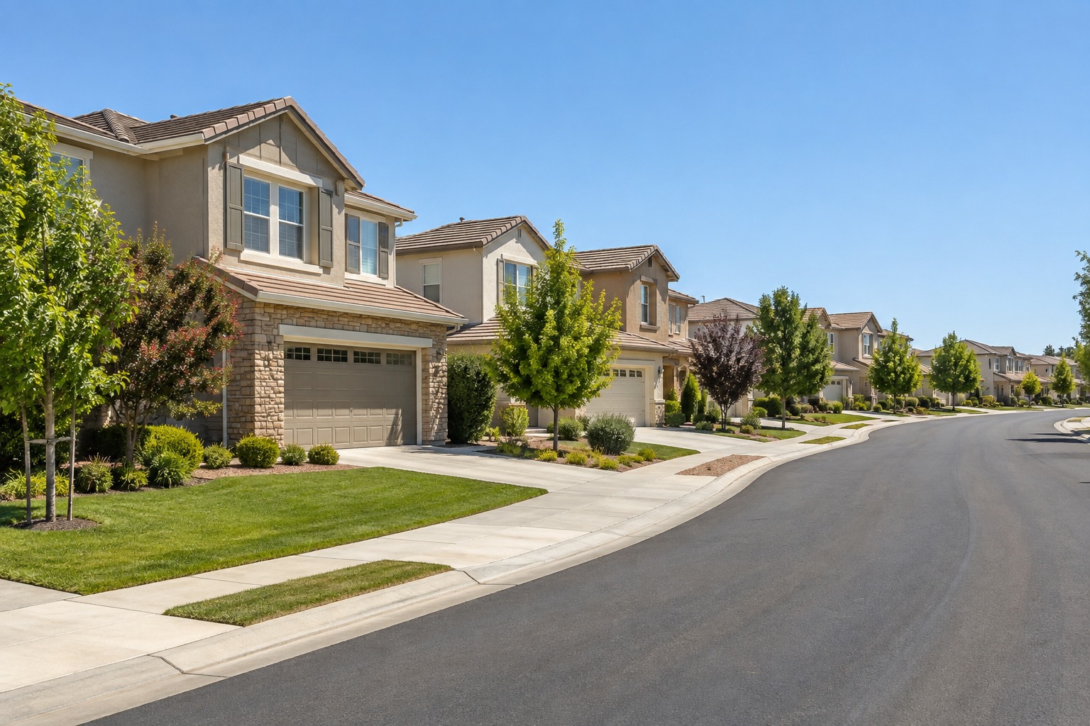 Antelope neighborhood, illustrative, not the sold home
